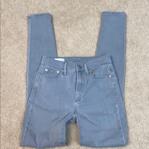 Gap blue grey skinny jeans